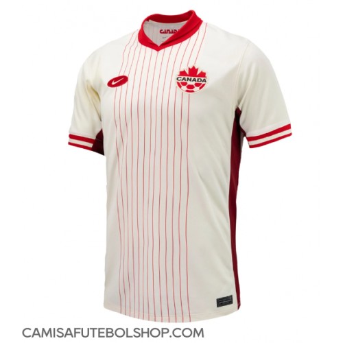 Camisa de time de futebol Canadá Replicas 2º Equipamento Copa America 2024 Manga Curta